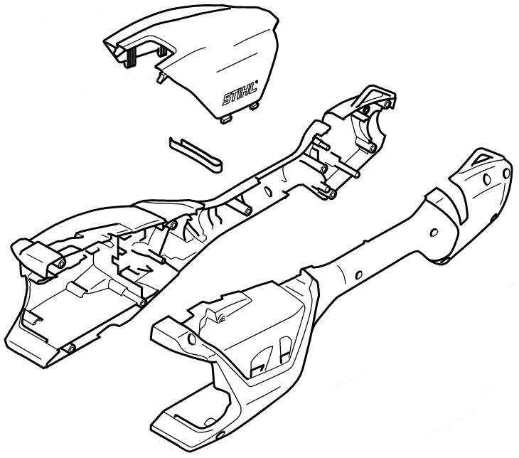 Korpus rękojeści, Stihl LA027901000