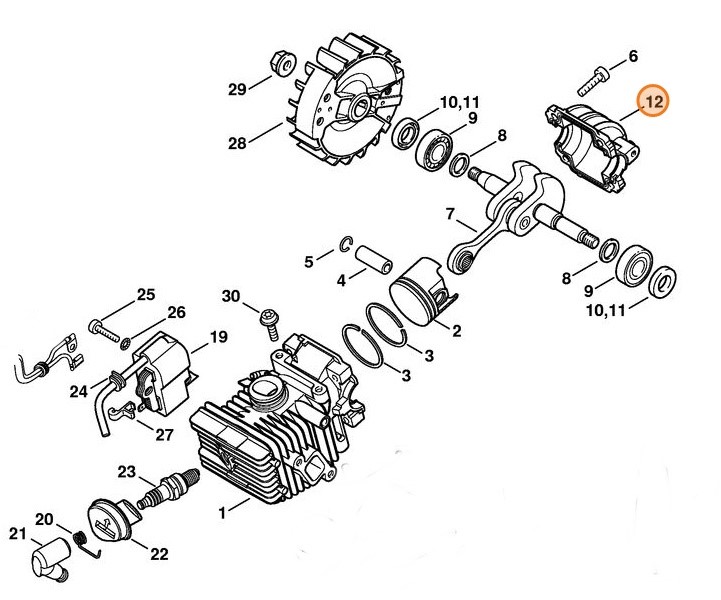 Misa korbowa, Stihl 11370212500