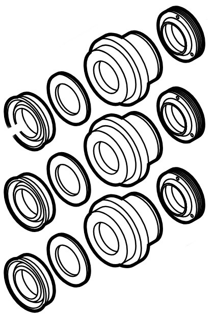Zestaw uszczelek, Stihl RE010071004
