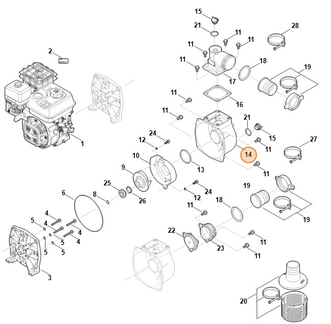 Obudowa, Stihl VB047011000