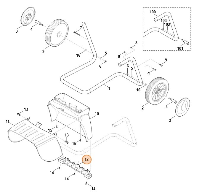 Listwa, Stihl 00007036300