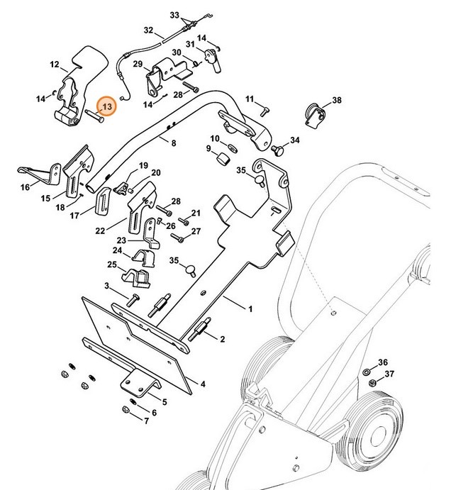 Trzpień, Stihl 42387932500