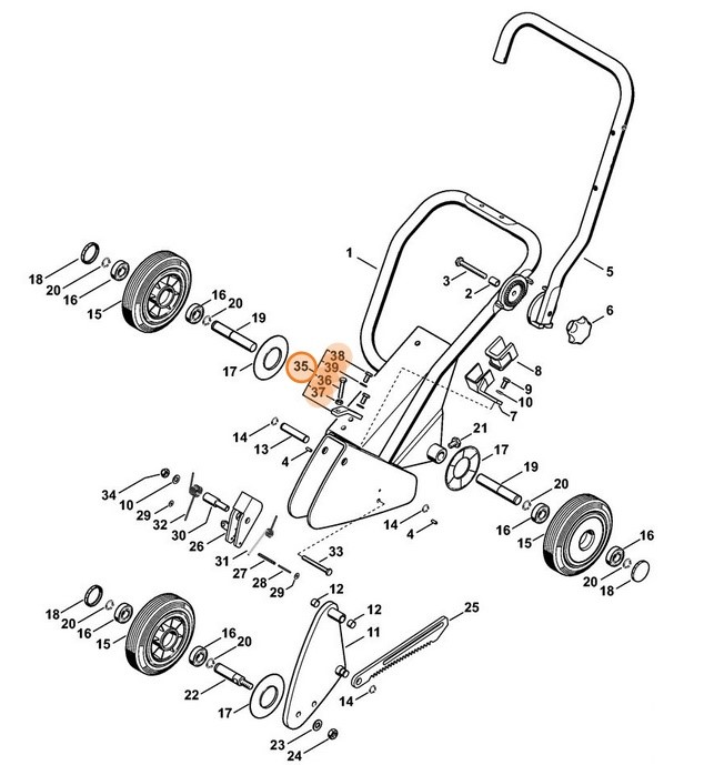 Zestaw przypory, Stihl 42240071021