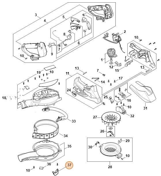 Dociskacz, Stihl SA027929900