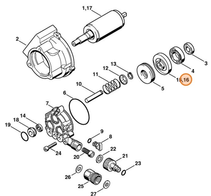 Tarcza zataczająca 8°30', Stihl 47197013008