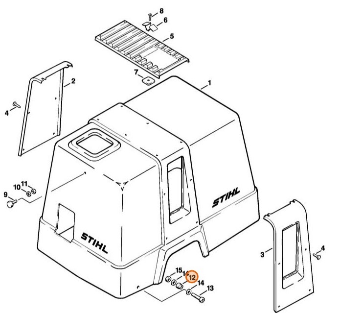 Tuleja mocująca, Stihl 47127915200