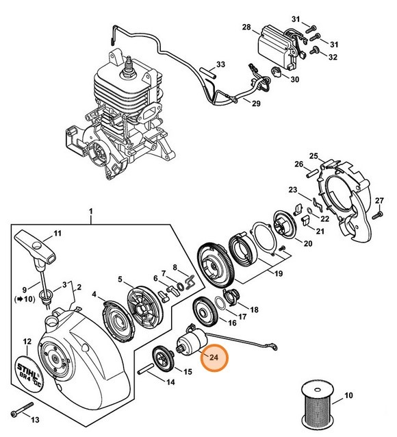 Silnik elektryczny, Stihl 42446000200