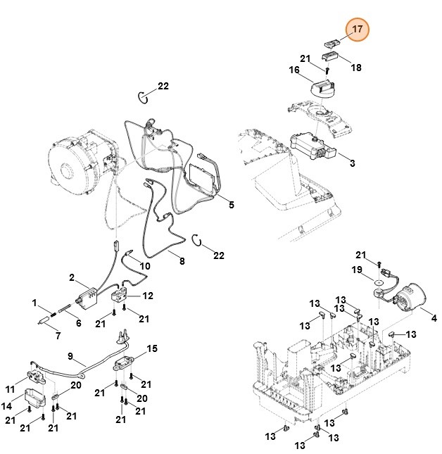 Suwak części górnej, Stihl 60137087901