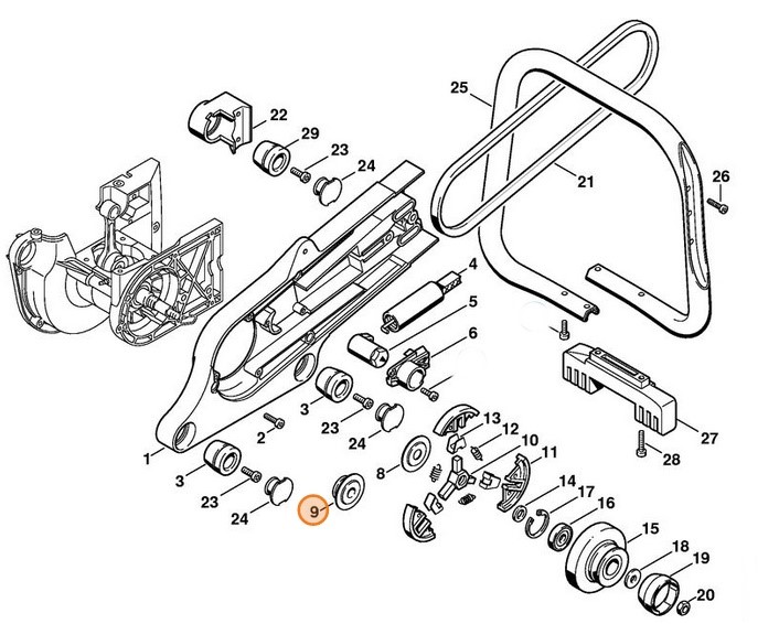 Tarcza osłonowa, Stihl 42231603000