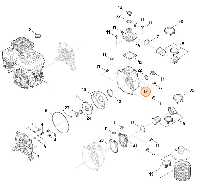 Obudowa, Stihl VB037011000
