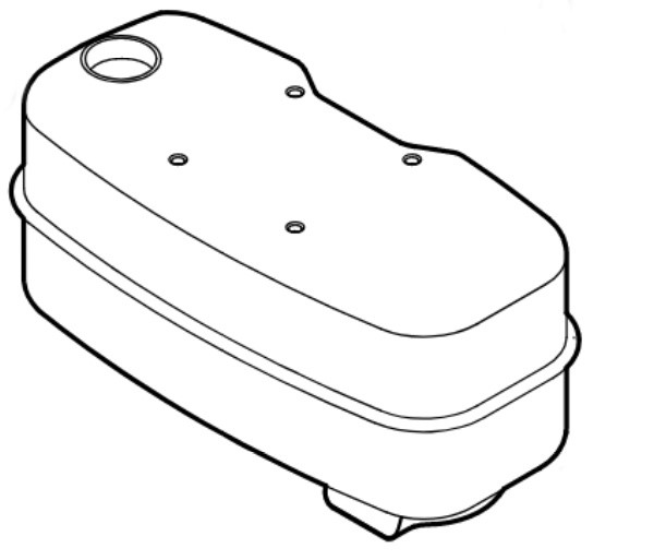 Tłumik, Stihl 61701400600