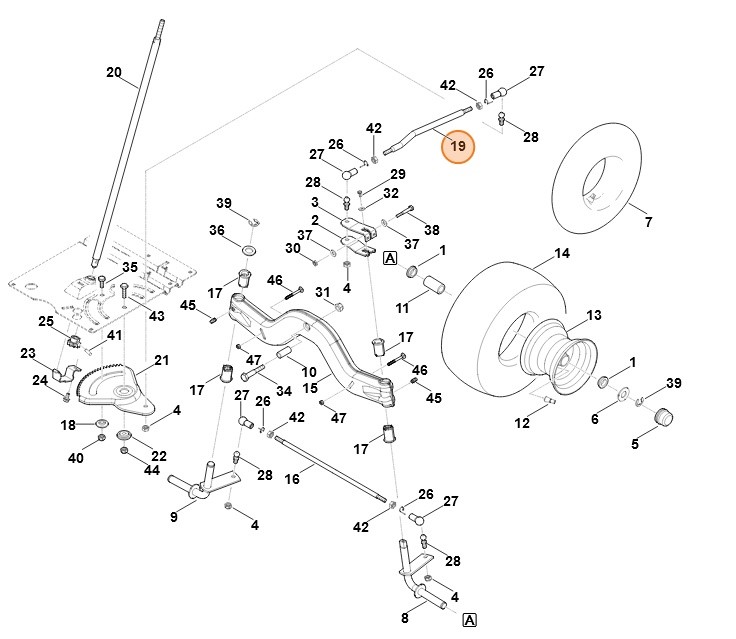 Drążek, Stihl 61657031700