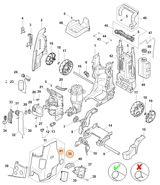 Pokrywa, Stihl RE017002107