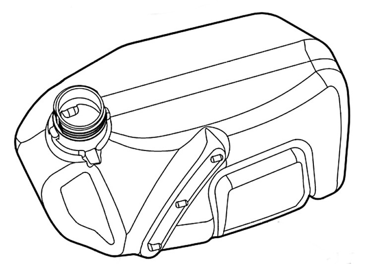 Zbiornik paliwa, Stihl 61403500400