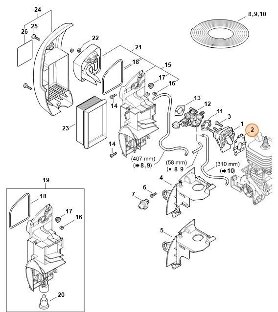 Uszczelka, Stihl 42441290900