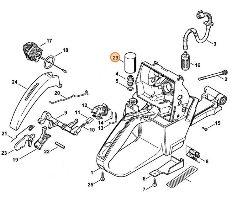 Filtr, Stihl 11281242802