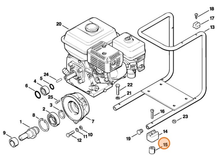 Amortyzator pierścieniowy, Stihl 47187912800