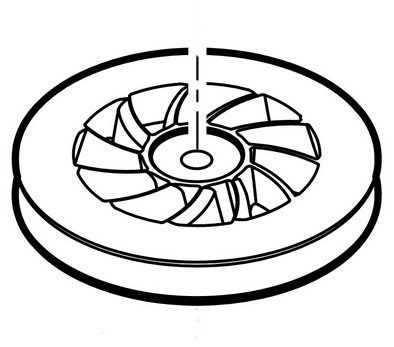 Koło paska klinowego, Stihl 63786431500