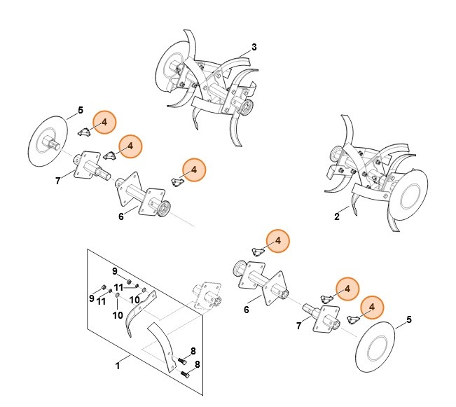 Zawleczka składana, Stihl 62507164800