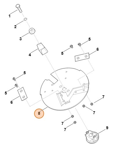 Tarcza noża, Stihl 60087005100