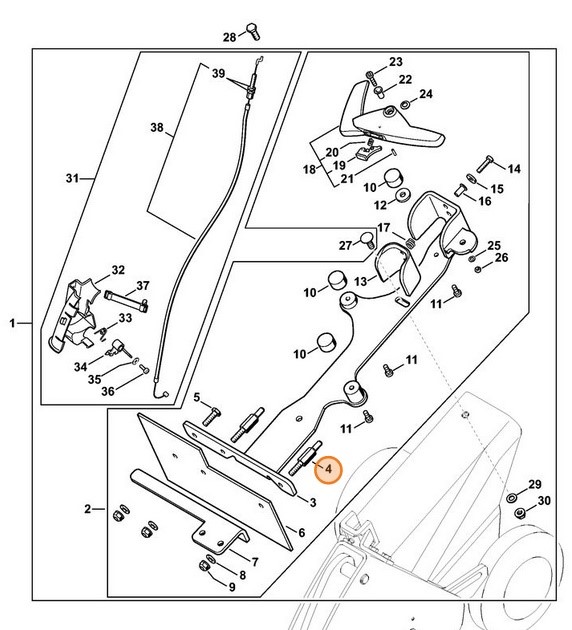 Śruba dwustronna, Stihl 42247318600