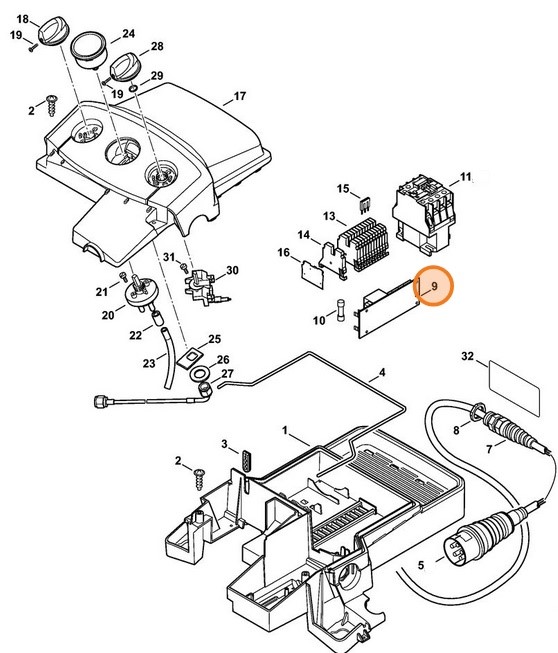 Płytka obwodów drukowanych, Stihl 47804303200