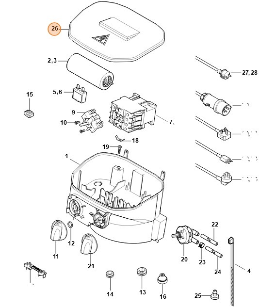 Pokrywka, Stihl 47884320600
