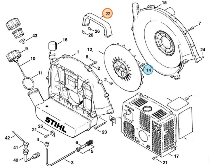 Rękojeść, Stihl 42037910300