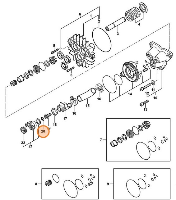 Pierścień zabezpieczający, Stihl 47807045100