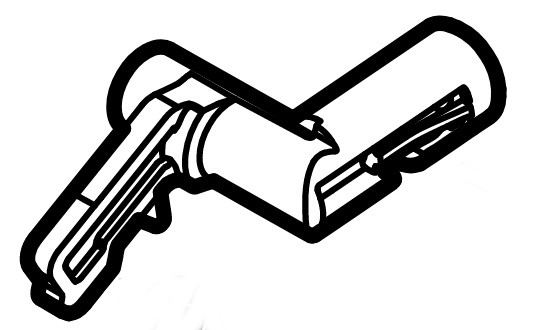 Dźwignia przełączająca (mocowanie napędu kół), Stihl 63384352405