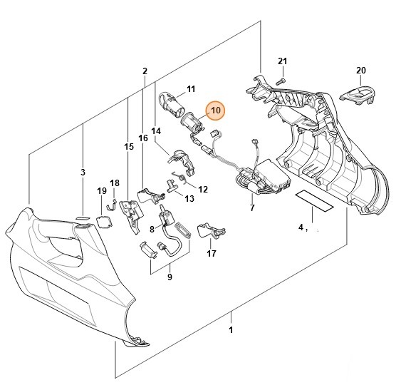 Wiązka kabli, Stihl 48664003401