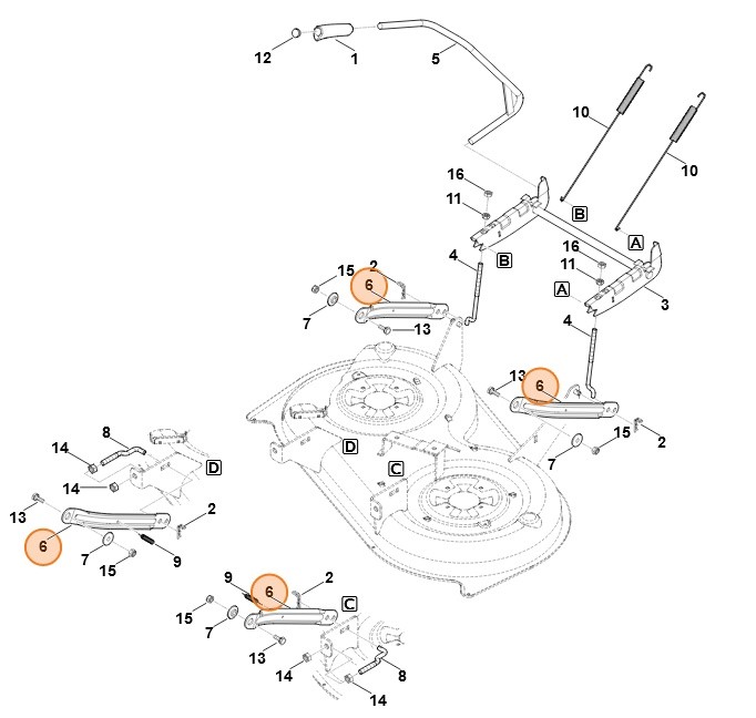 Jarzmo, Stihl 61657635600