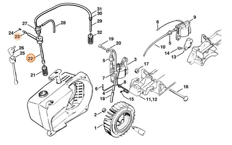 Wąż, Stihl 42053503600