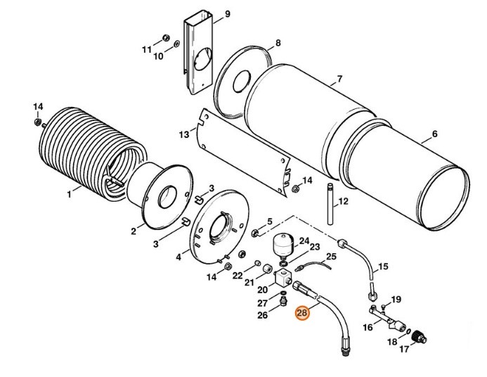 Wąż wysokociśnieniowy, Stihl 47125200601