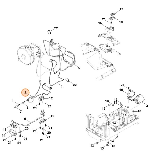 Wyłącznik zatrzymujący, Stihl 60134300200
