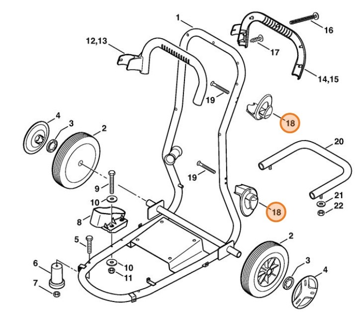 Mocowanie, Stihl 47477915400
