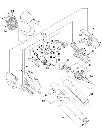 Kratka ochronna, Stihl BA017068000