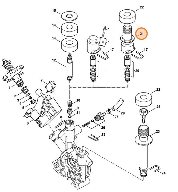 Element łączący, Stihl 47687016500