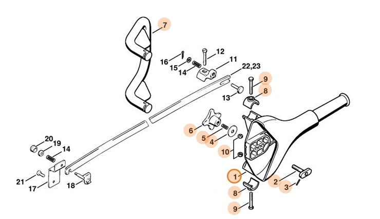 Uchwyt dodatkowy, Stihl 11246602500