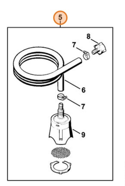 Wąż ssący, Stihl 49105000500