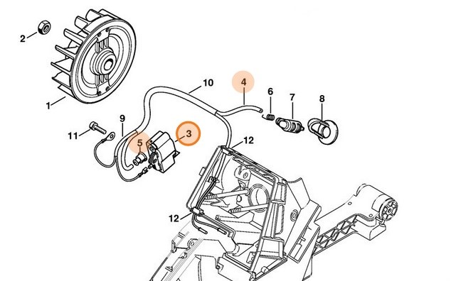 Moduł zapłonowy, Stihl 11244001302
