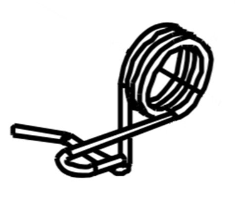 Sprężyna powrotna dźwigni sprzęgła, Orec 80-1417-971-10 