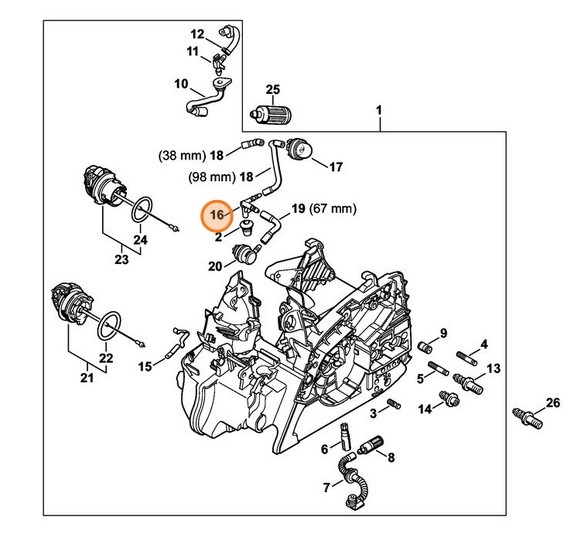 Element łączący, Stihl 11393532701