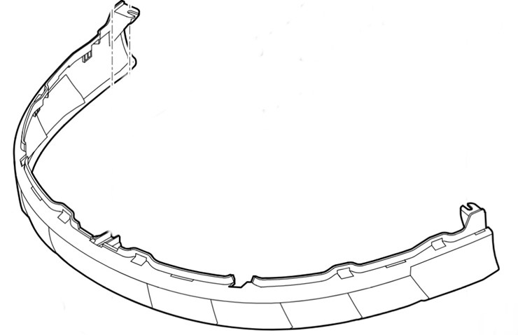 Listwa ochronna przednia., Stihl 63097067307