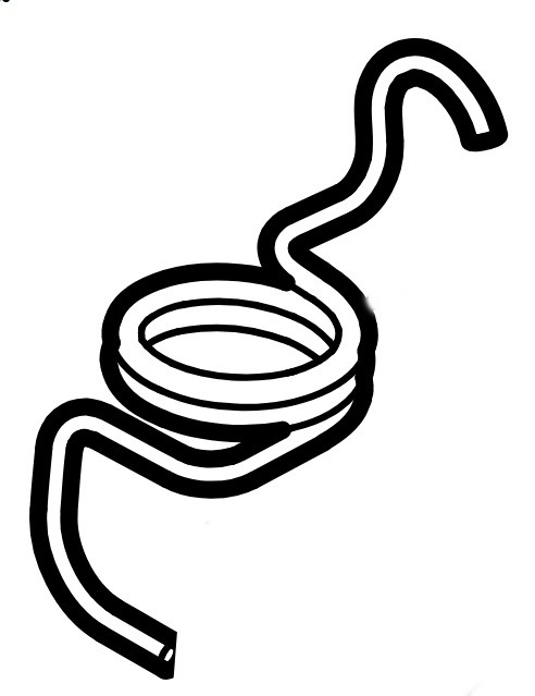 Sprężyna kątowa, Stihl 61407034910