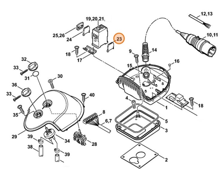 Listwa zaciskowa, Stihl 47474312900