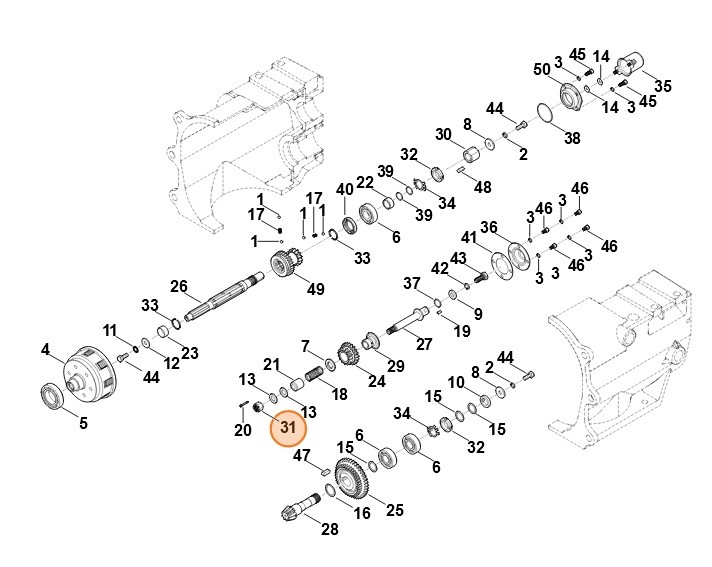 Nakrętka koronowa, Stihl 62516430900