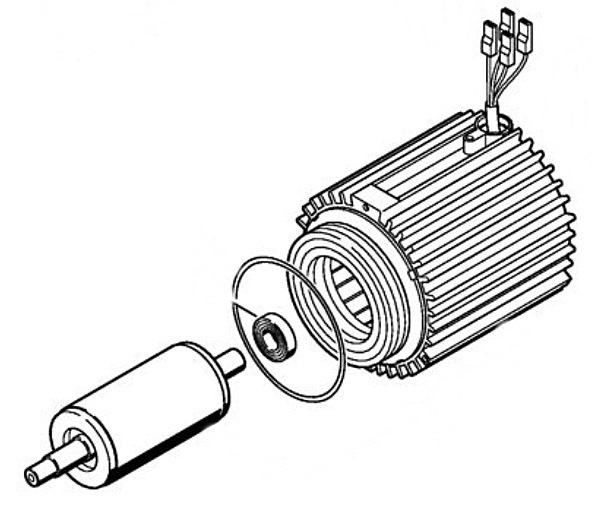 Silnik elektryczny 230 V/50 Hz, Stihl 47286000202