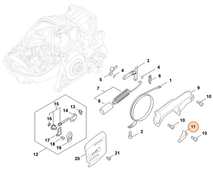 Pokrywka, Stihl 11420211101
