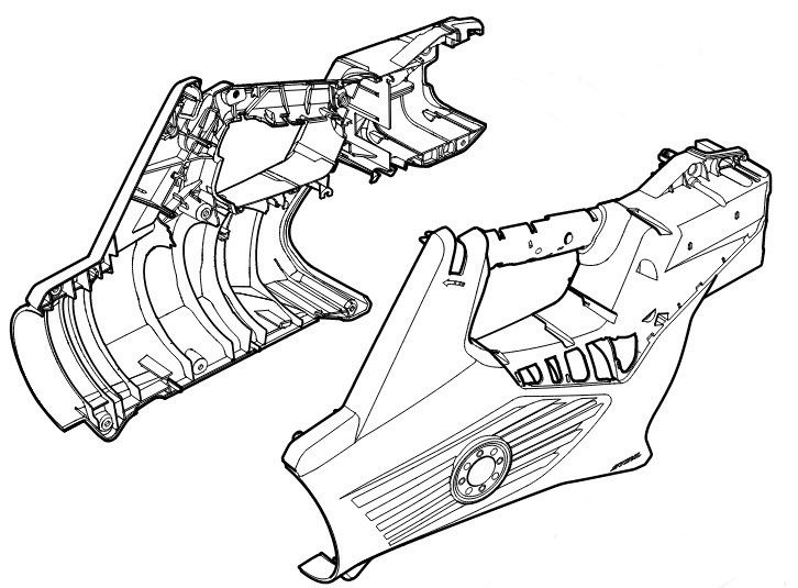 Korpus rękojeści, Stihl BA047901001